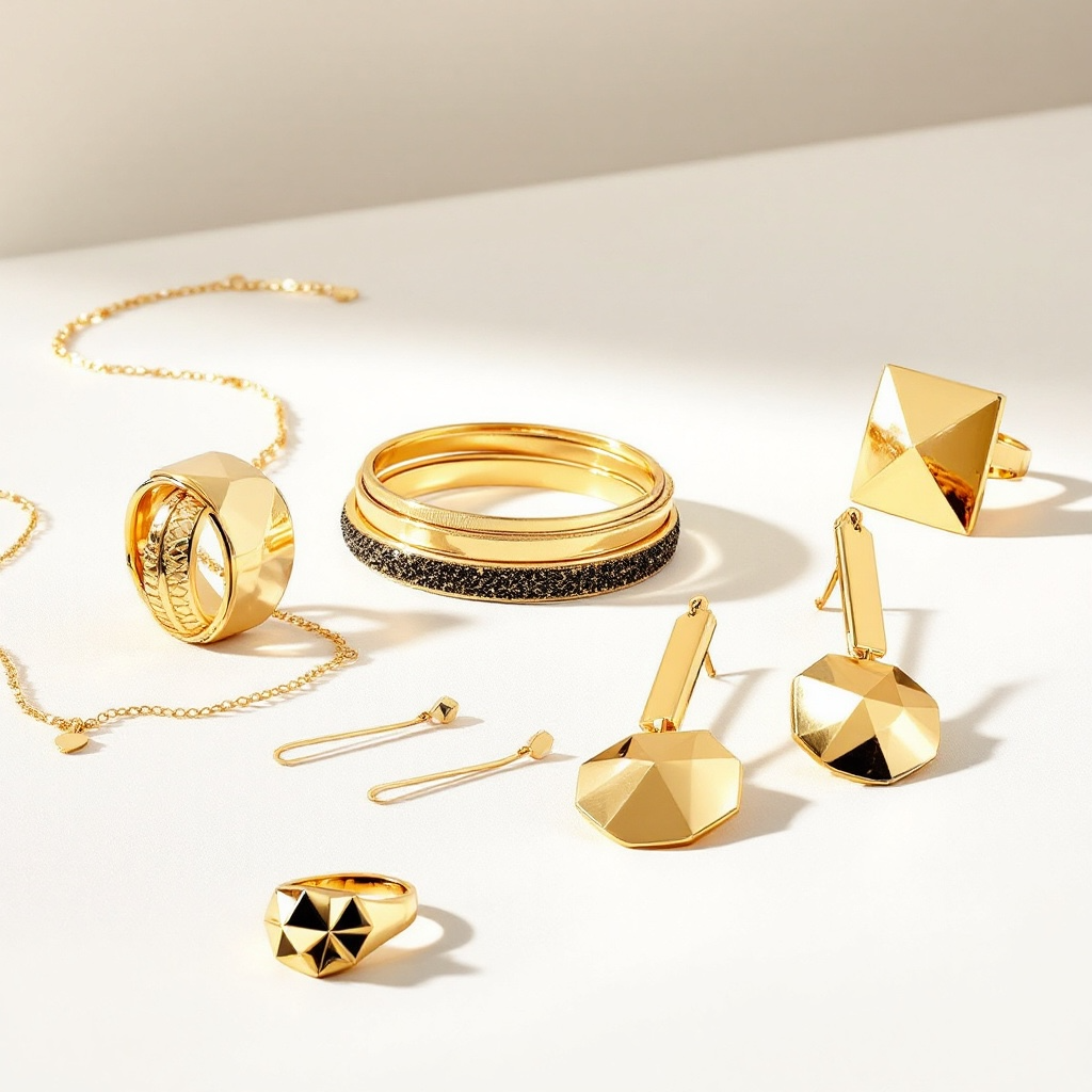 Display a range of fashion gold plated and gold vermeil jewelries