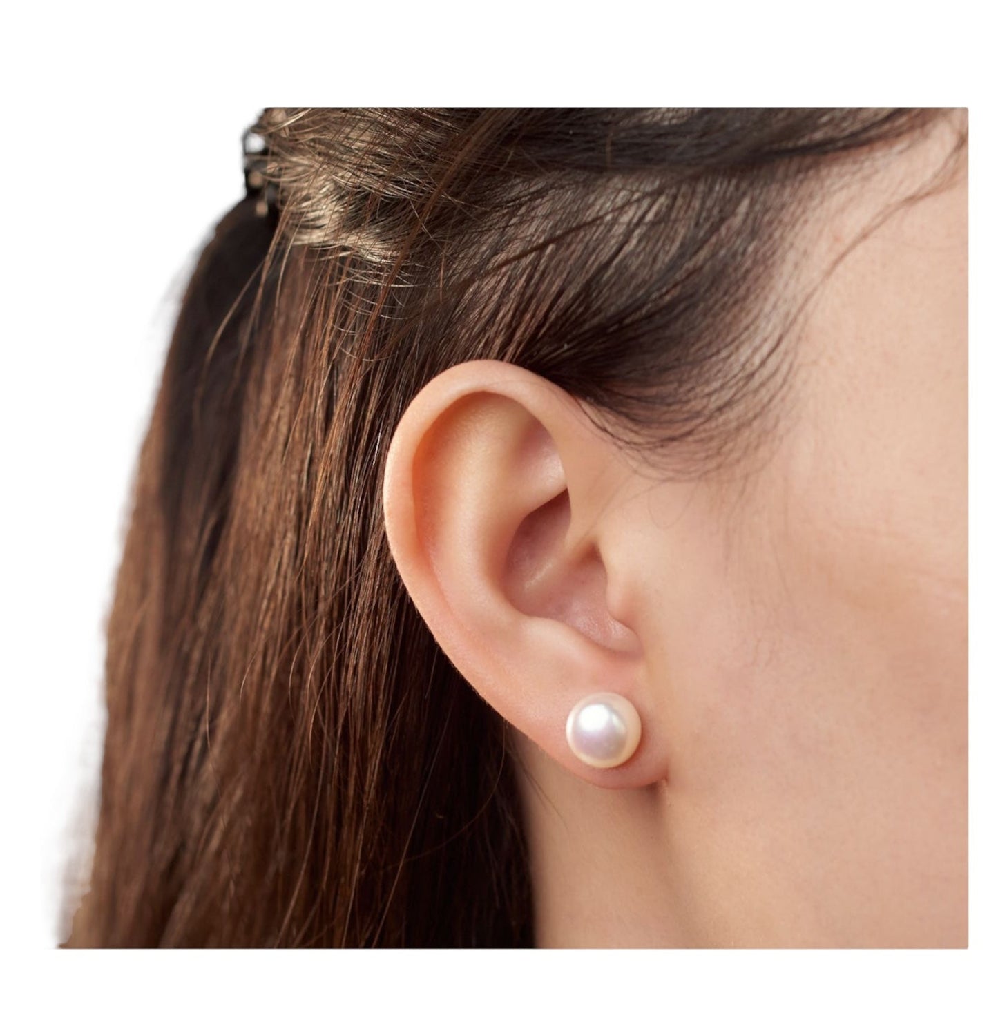 Button Pearl Stud Earrings – 5mm to 11mm | S925 Sterling Silver DAPR