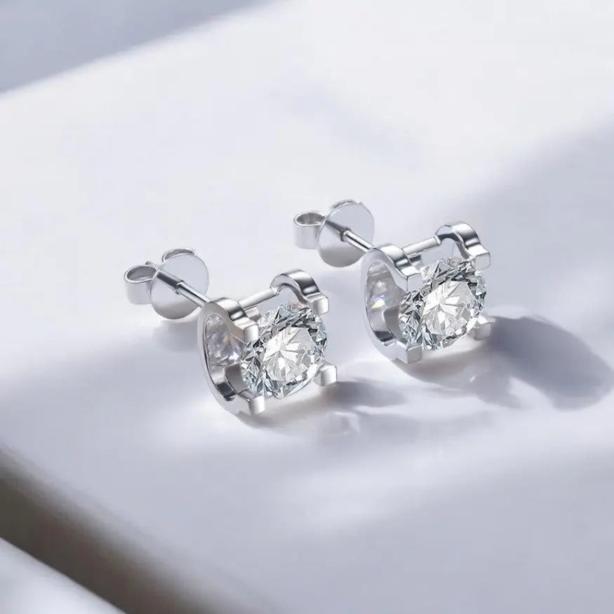 1ct Classic 4 Prong Ear Stud DAPR