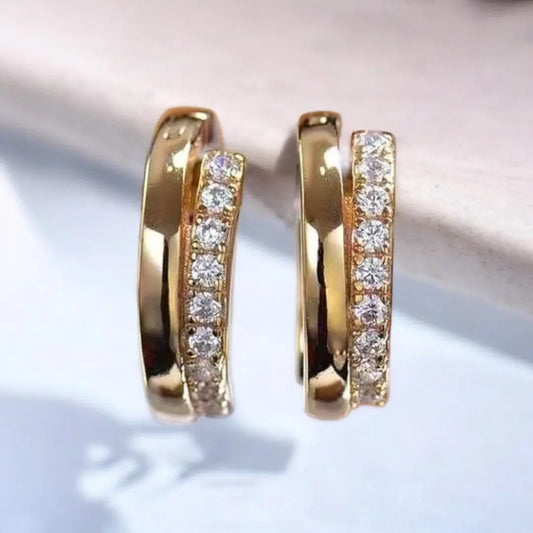 Moissanite Vintage Hoop Earring DAPR