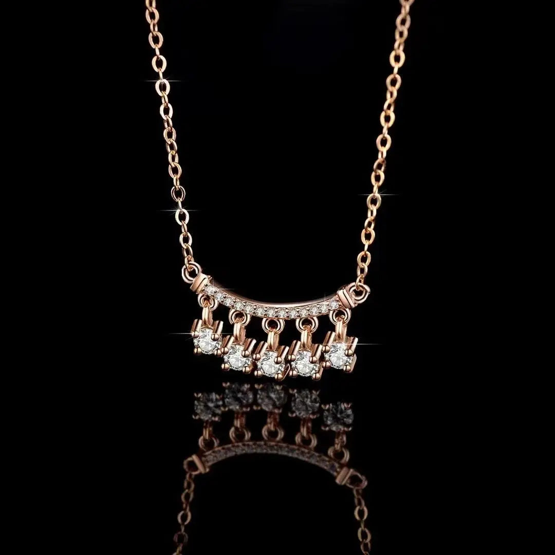 Dazzling Drop Moissanite Necklace DAPR